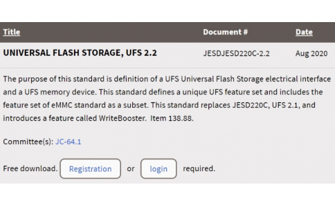 UFS 2.2 標(biāo)準(zhǔn)正式公布：新增寫入加速、傳輸更快